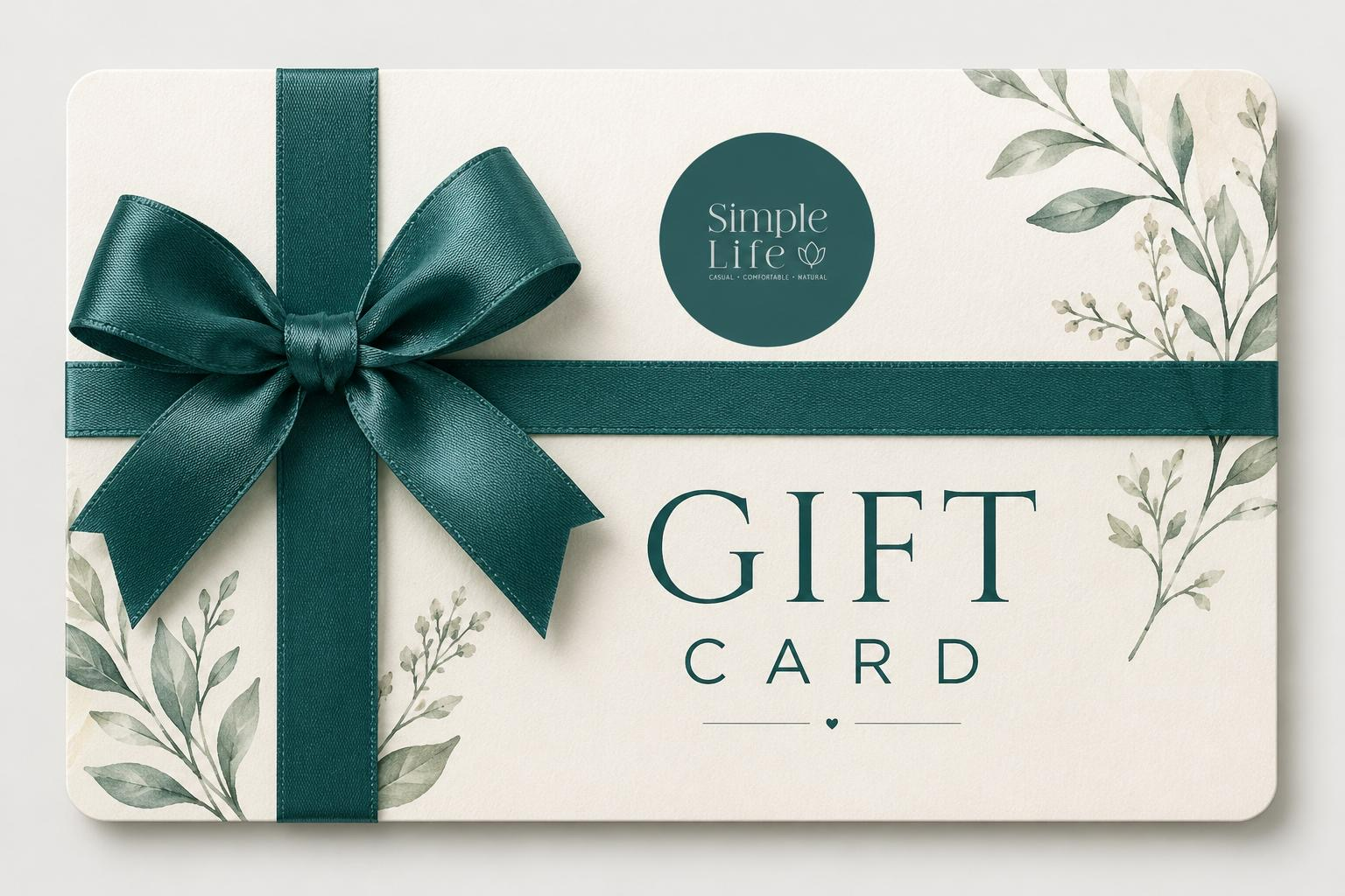 Simple Life Gift Card