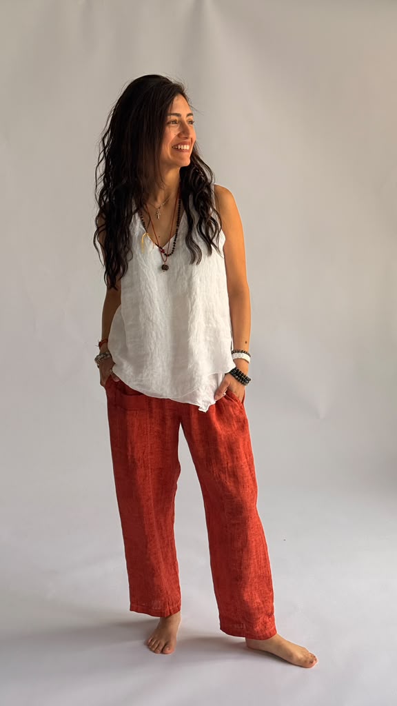 Wide Leg Pull On Pant