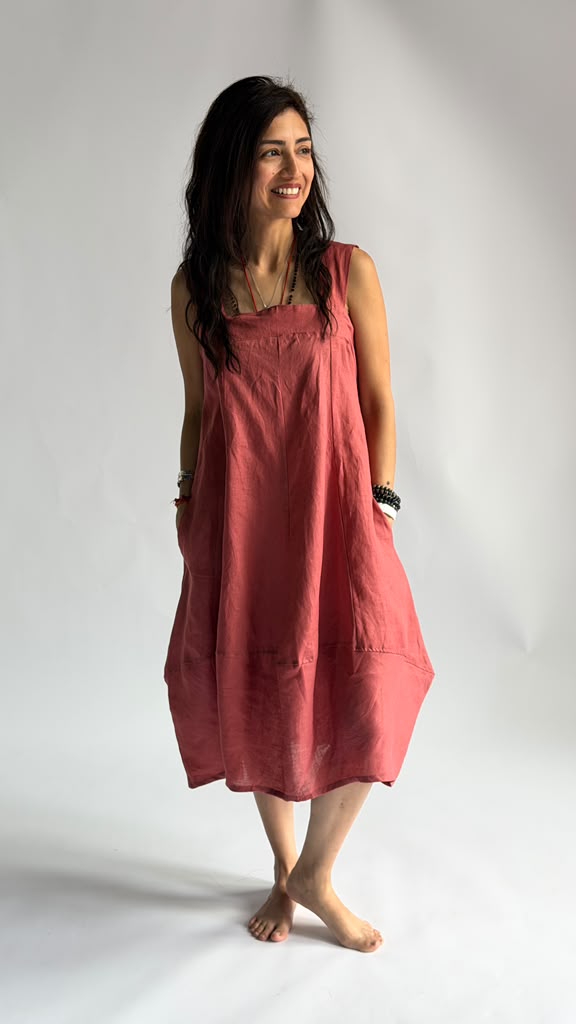 Scoop Neck Pinafore