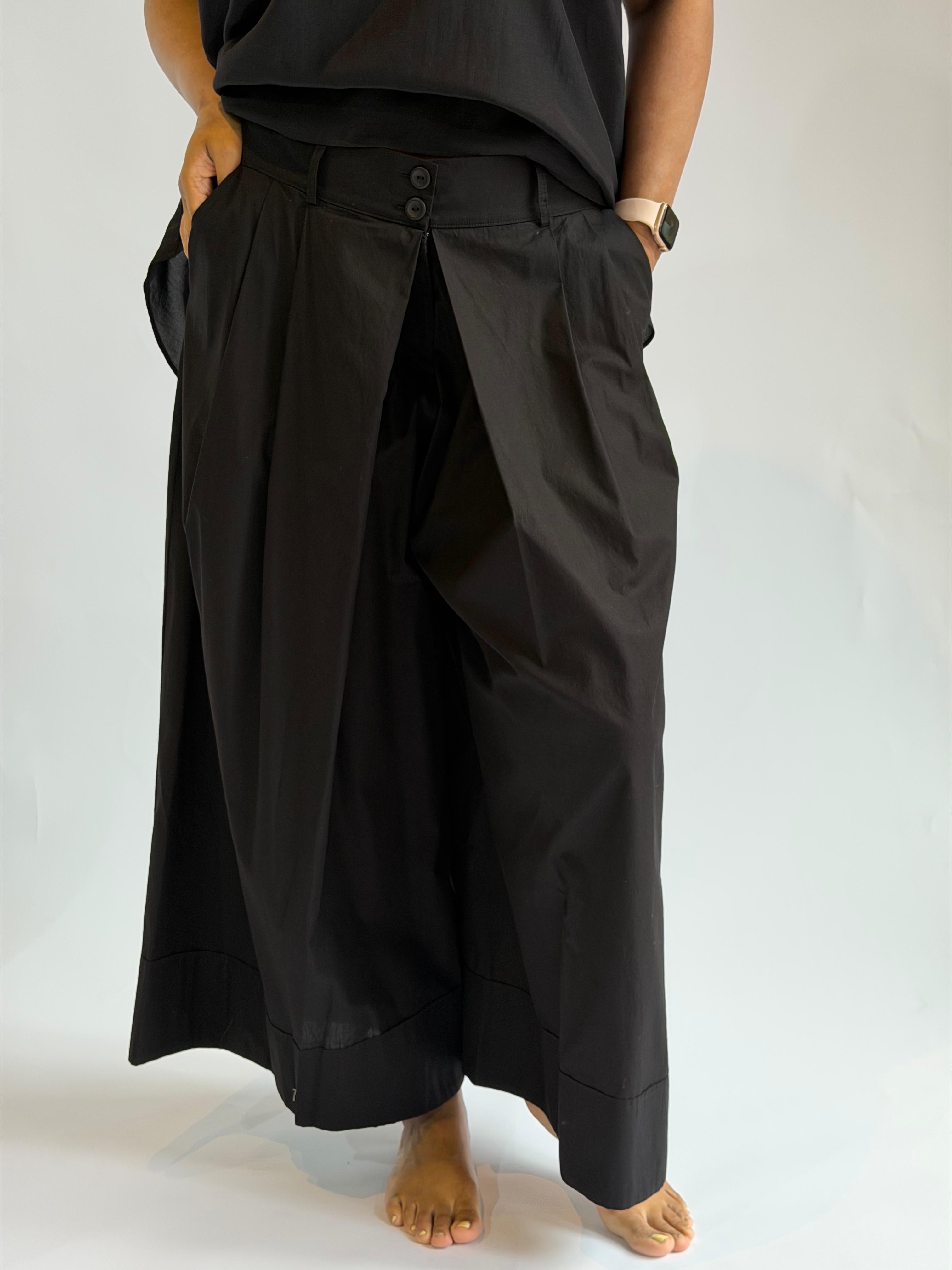Pant Skirt Elastic Waist