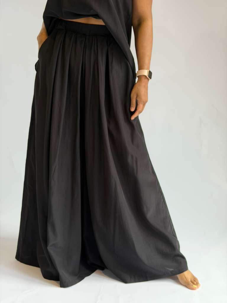 Long Elastic Waist Pants
