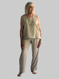 Square & Round Neck Tank (One Color Both Sides)