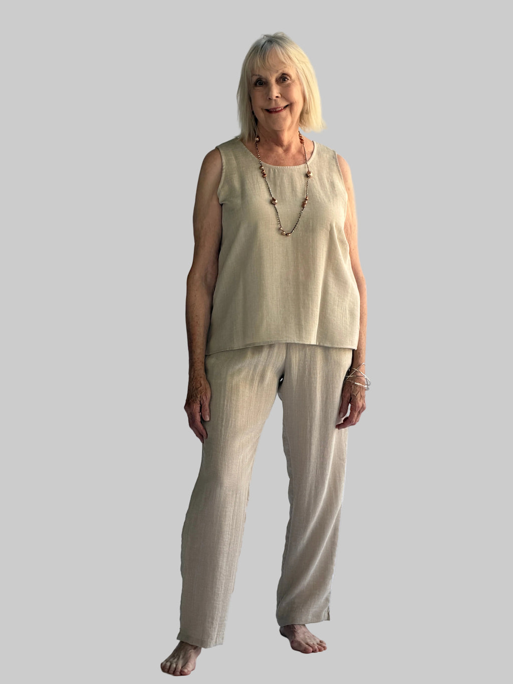 Square & Round Neck Tank (One Color Both Sides)
