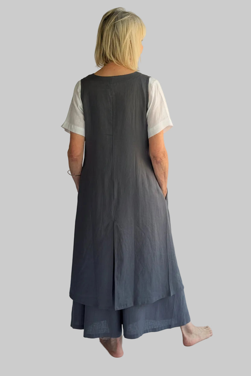 Long Vest W/Inseam Pkt