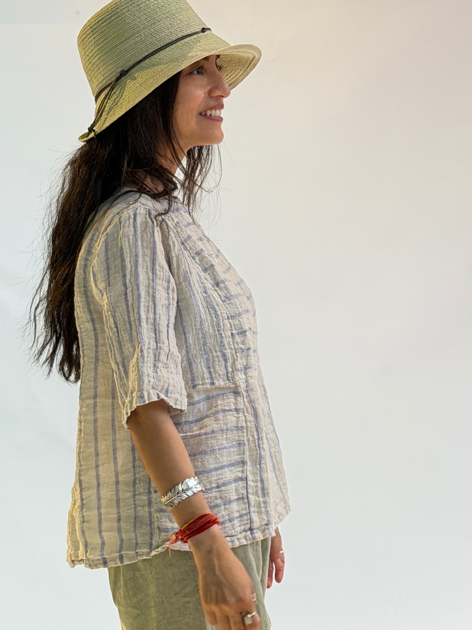 Seamed Boxy top