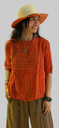 Seamed Boxy top