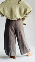 Tucked Hem Pant - linen