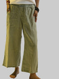 Easy Crop Pant - Hanky Linen