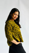 Essential Blouse Patch Swatch Print