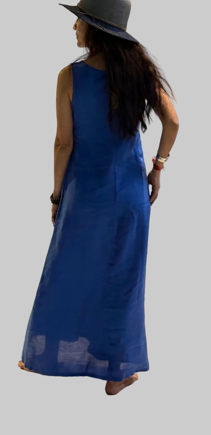 Aline Tank Dress - Combo Linen
