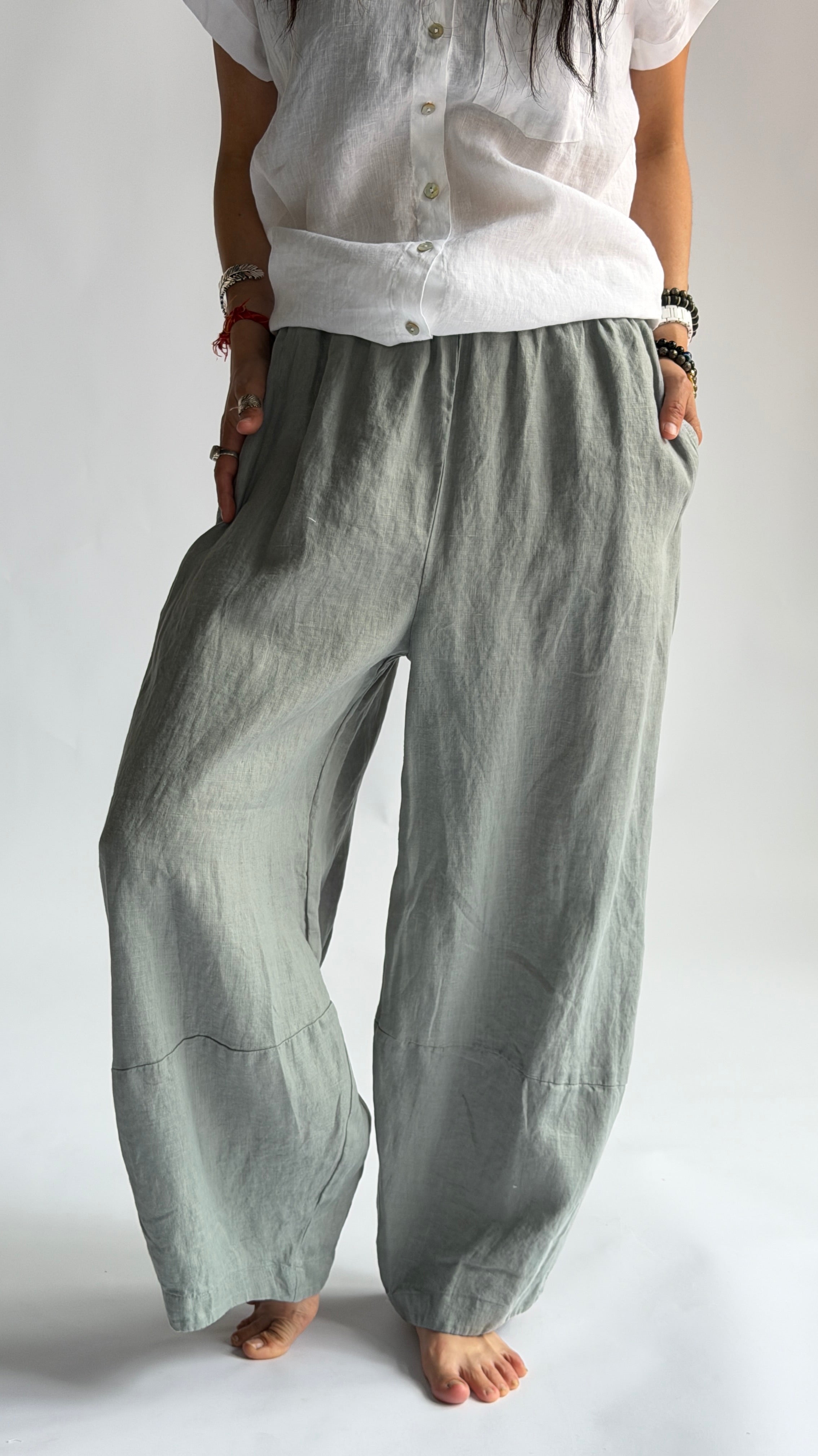 Lantern Pant (Hanky Linen)