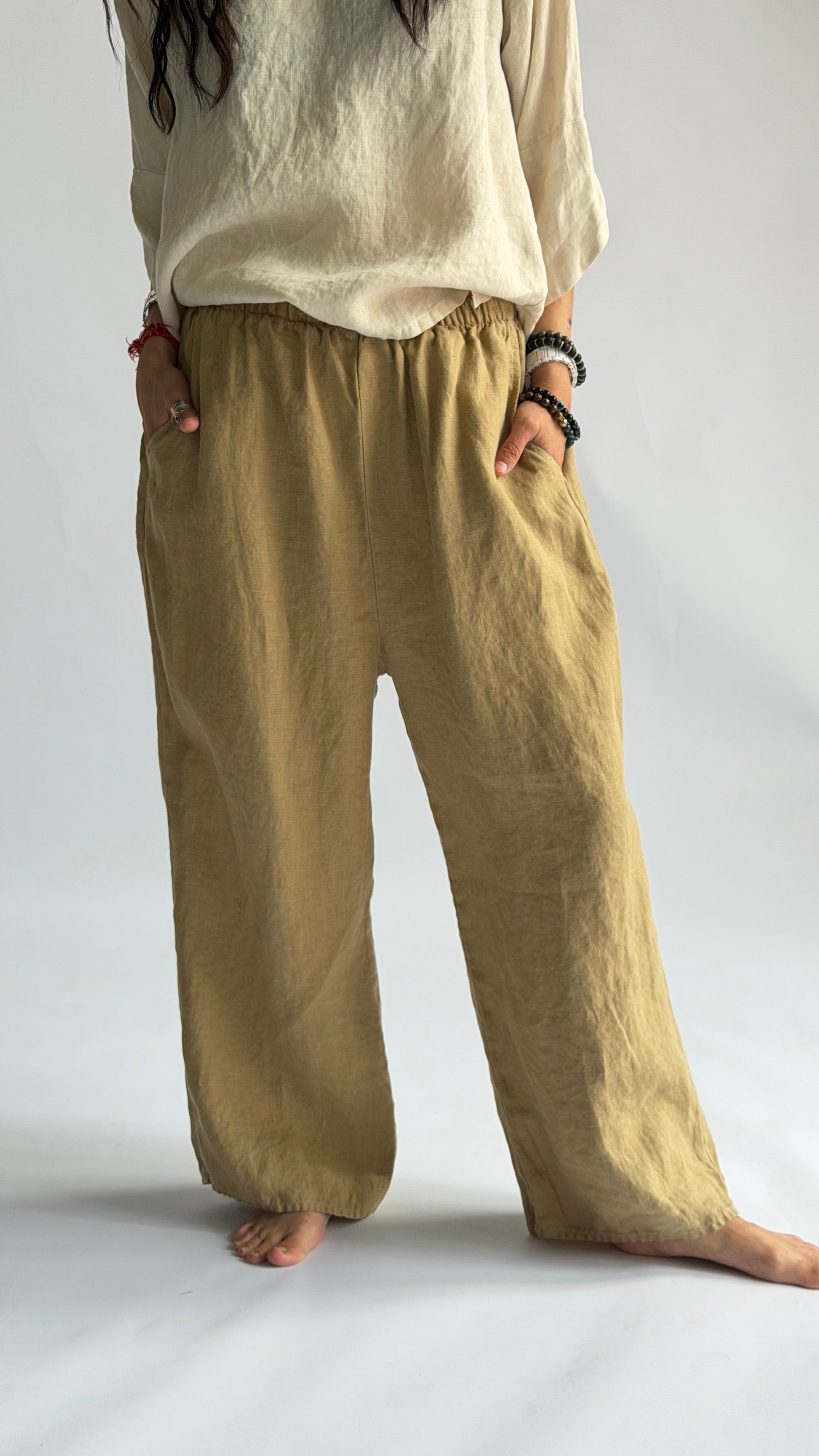 Floods Pant - Solid Linen