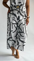 Flat Crop Pant - Print